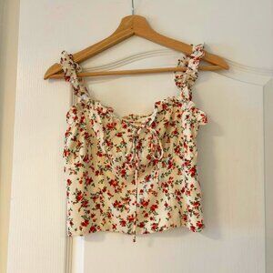Summer floral blouse